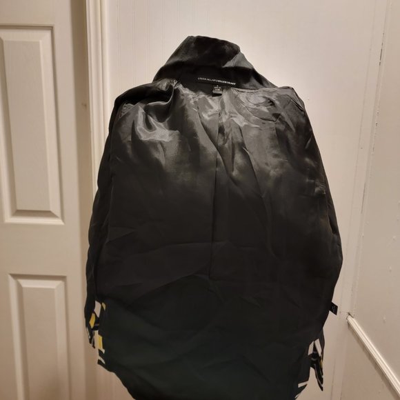 Linen With Rayon Multi Color Jacket by Linda Allard Ellen Tracy Like New! - Picture 8 of 8